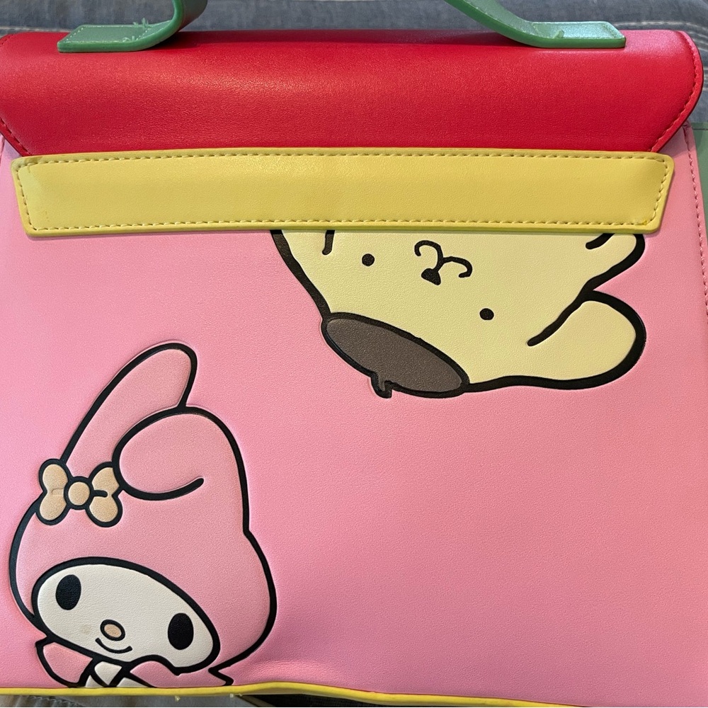 Loungefly Hello Kitty and Friends Color Block Crossbody Bag - Picture 2 of 7